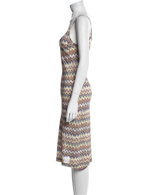 Missoni Mare Striped Midi Length Dress