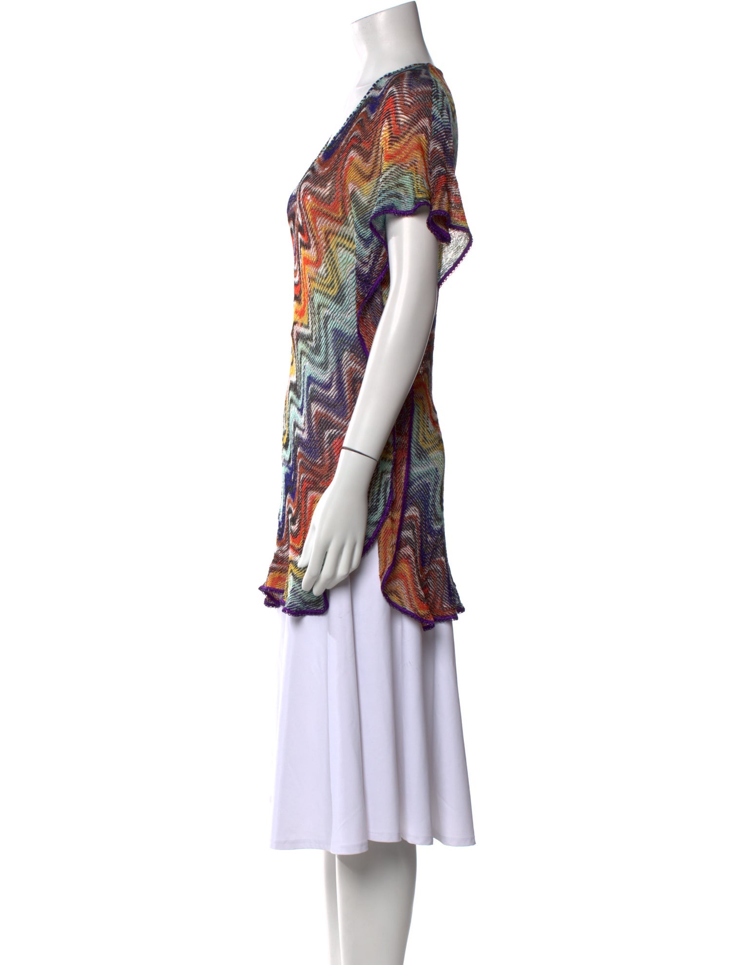 Missoni Mare Printed V-Neck Tunic