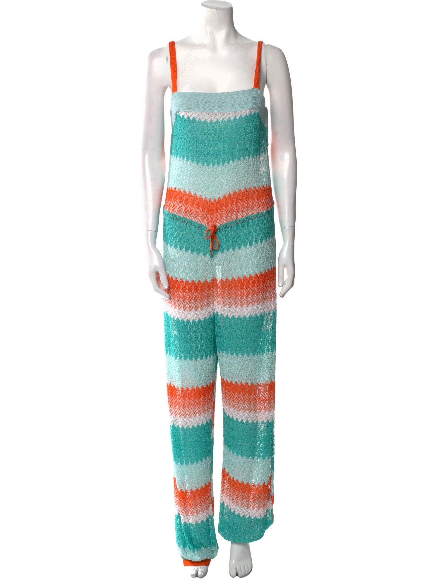 Missoni Mare Striped Square Neckline Jumpsuit