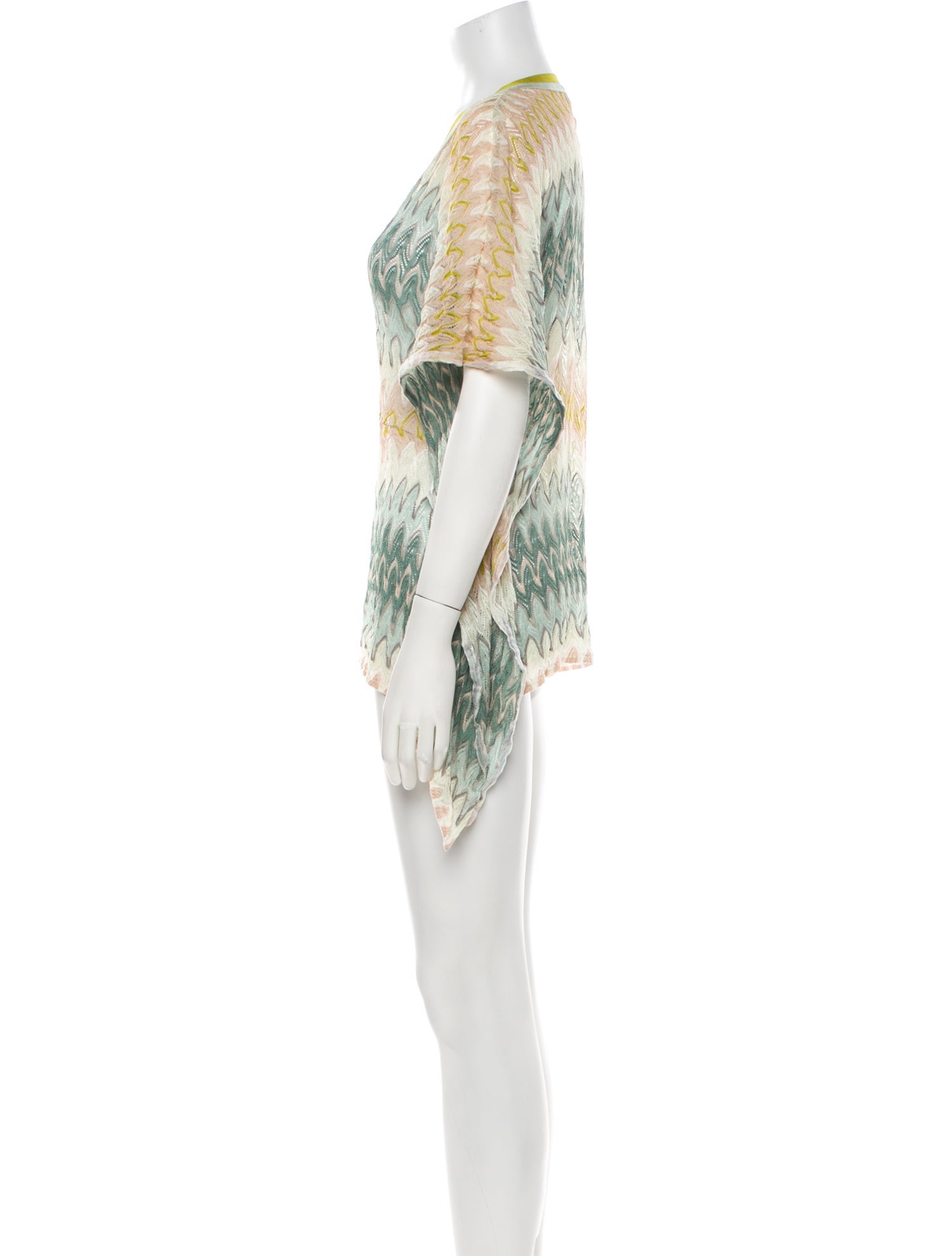 Missoni Mare Strapless Chevron Knit Romper - Brown, 24