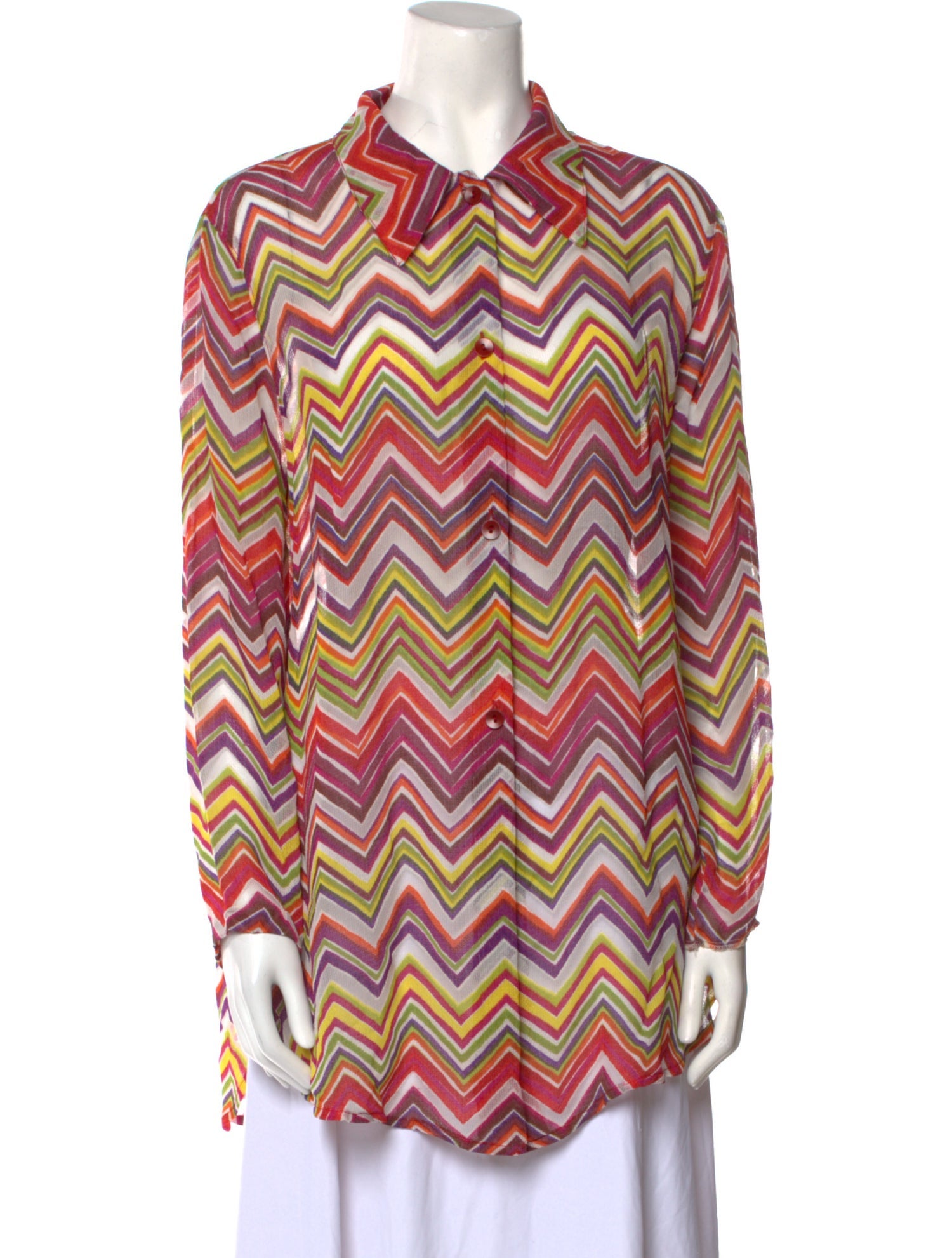 Missoni Mare Striped Long Sleeve Tunic