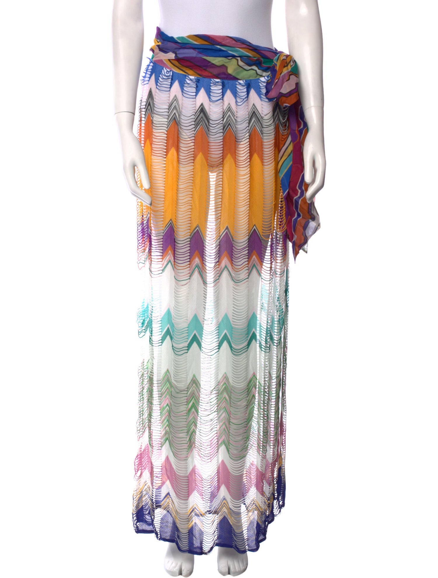 Missoni Mare Printed Long Skirt