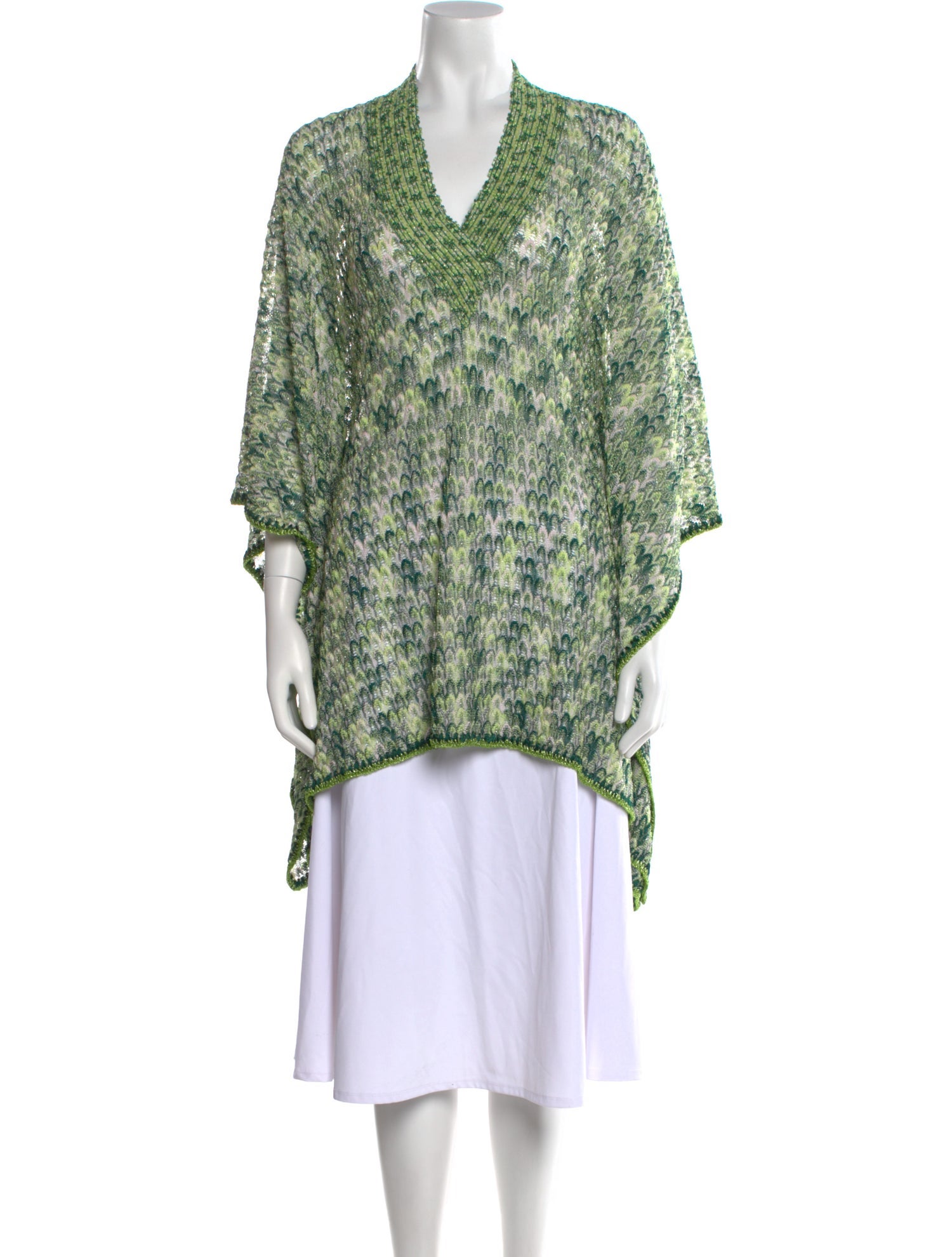 Missoni Mare Printed V-Neck Sweater