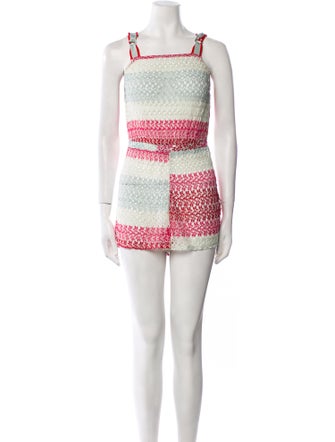 Missoni Mare Printed Square Neckline Romper