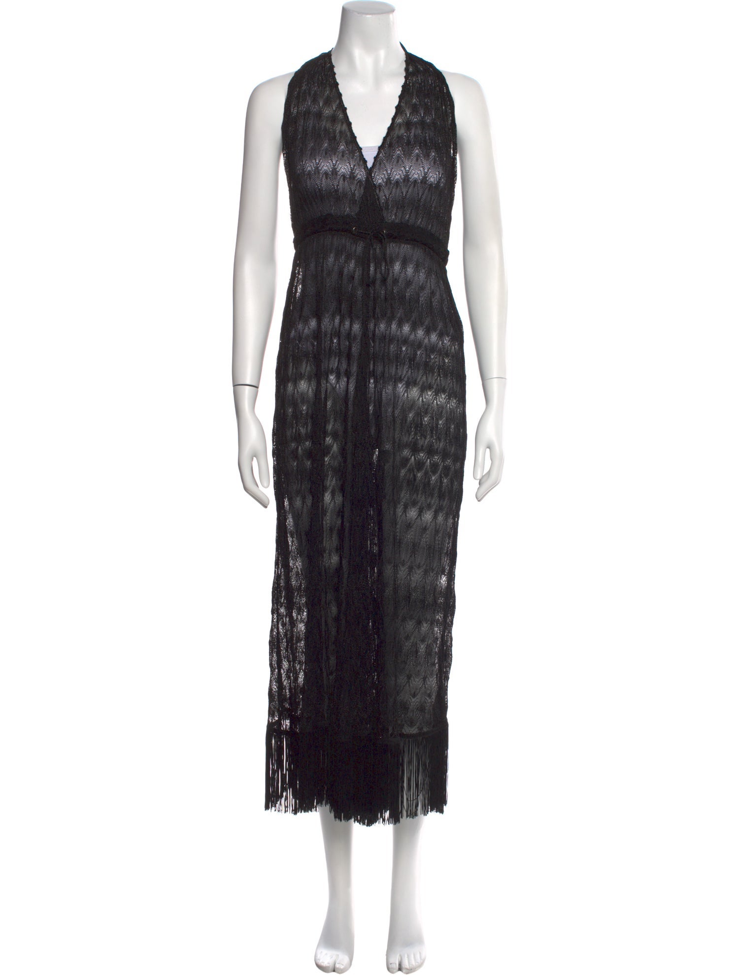 Missoni Mare Lace Pattern Halterneck Jumpsuit