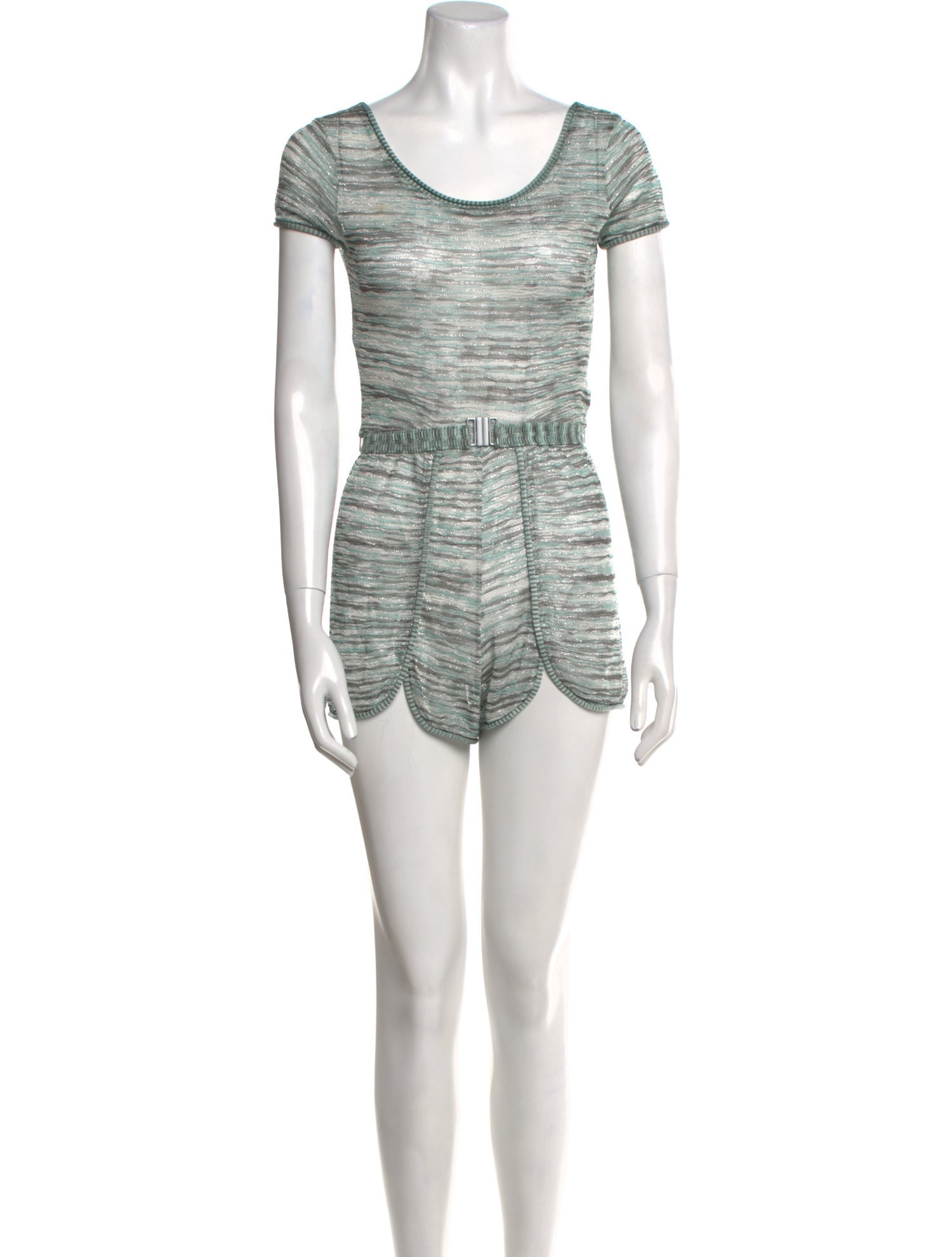 Missoni Mare Striped Scoop Neck Romper