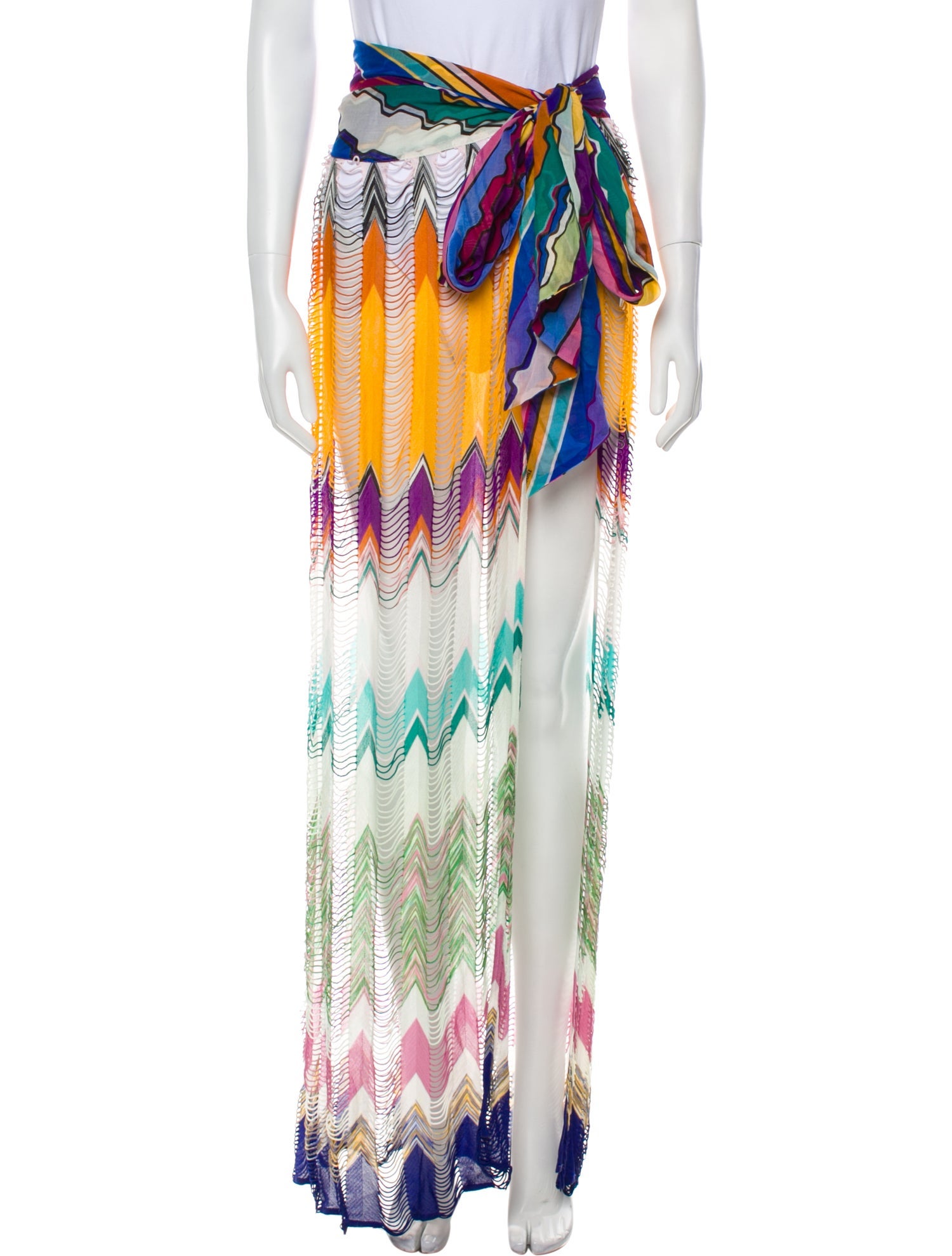 Missoni Mare Printed Embroidered Accent Cover-Up