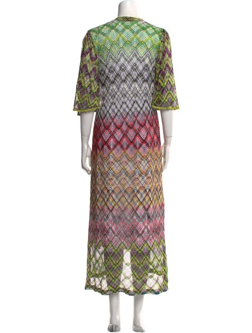 Missoni Mare Printed V-Neck Sweater