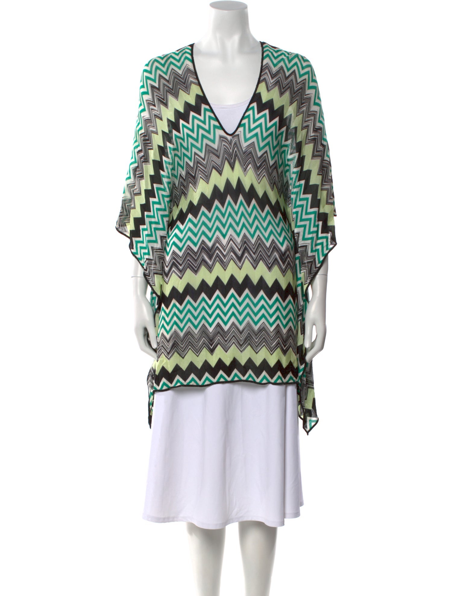 Missoni Mare Striped V-Neck Tunic