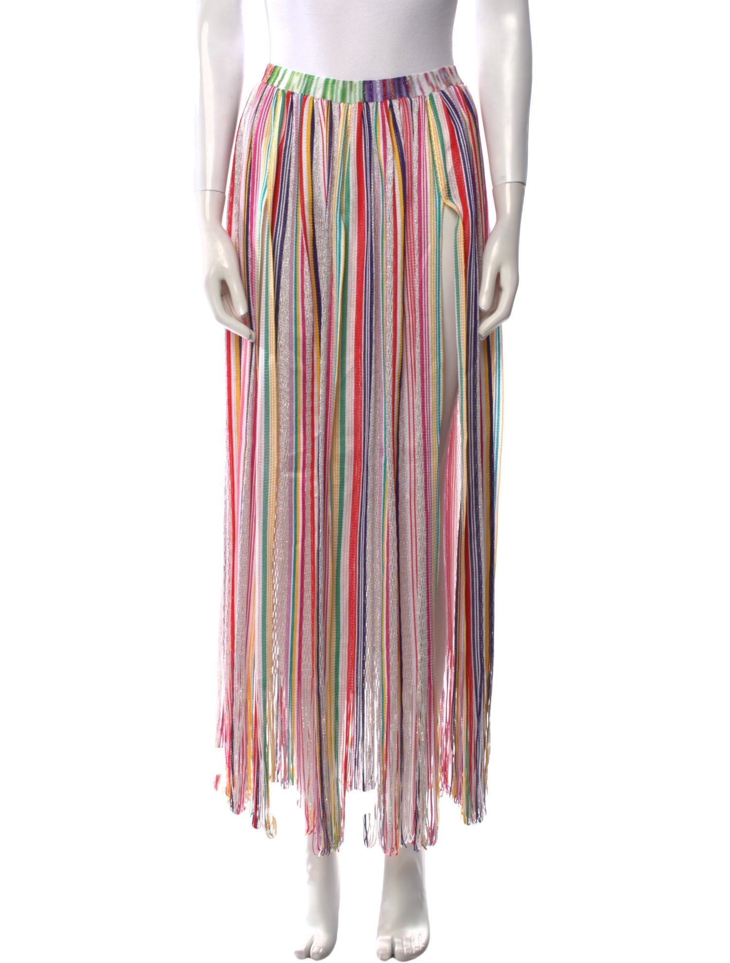 Missoni Mare Striped Midi Length Skirt