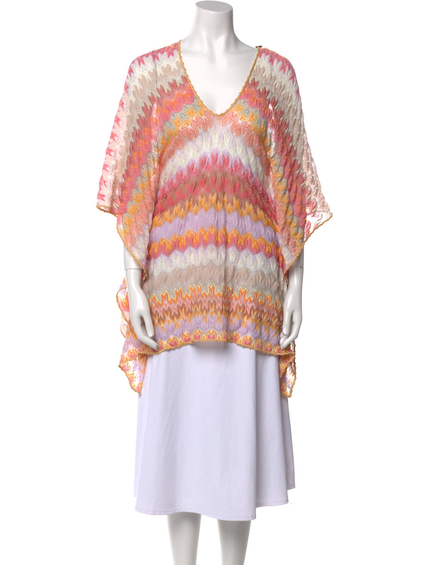 Missoni Mare Tie-Dye Print V-Neck Tunic
