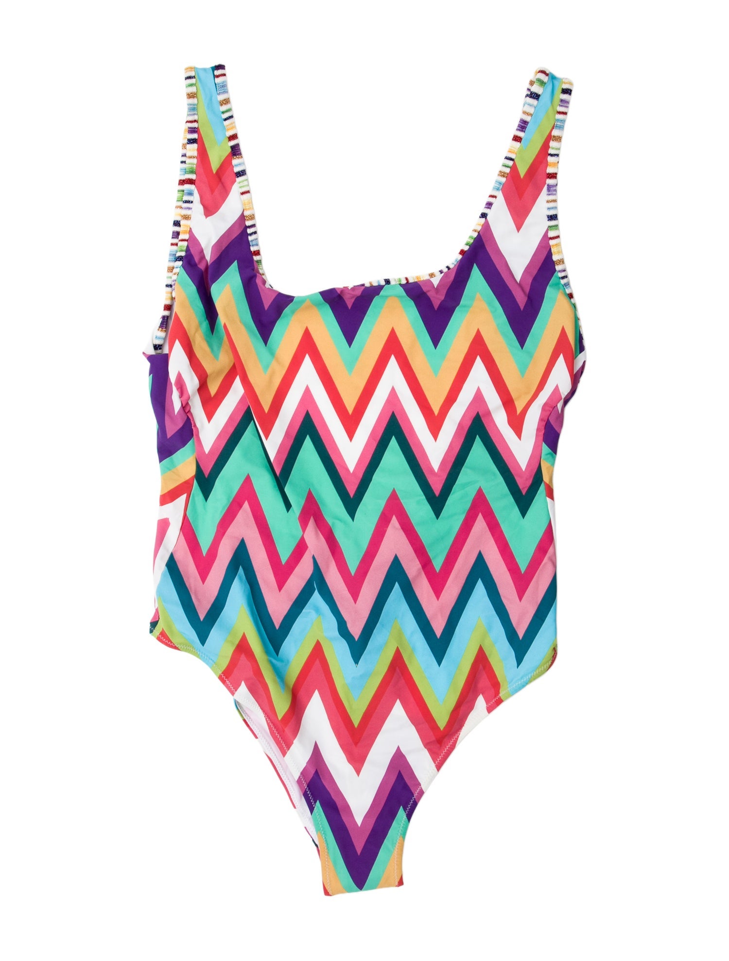 Missoni Mare Striped Glitter Accents One-Piece w/ Tags
