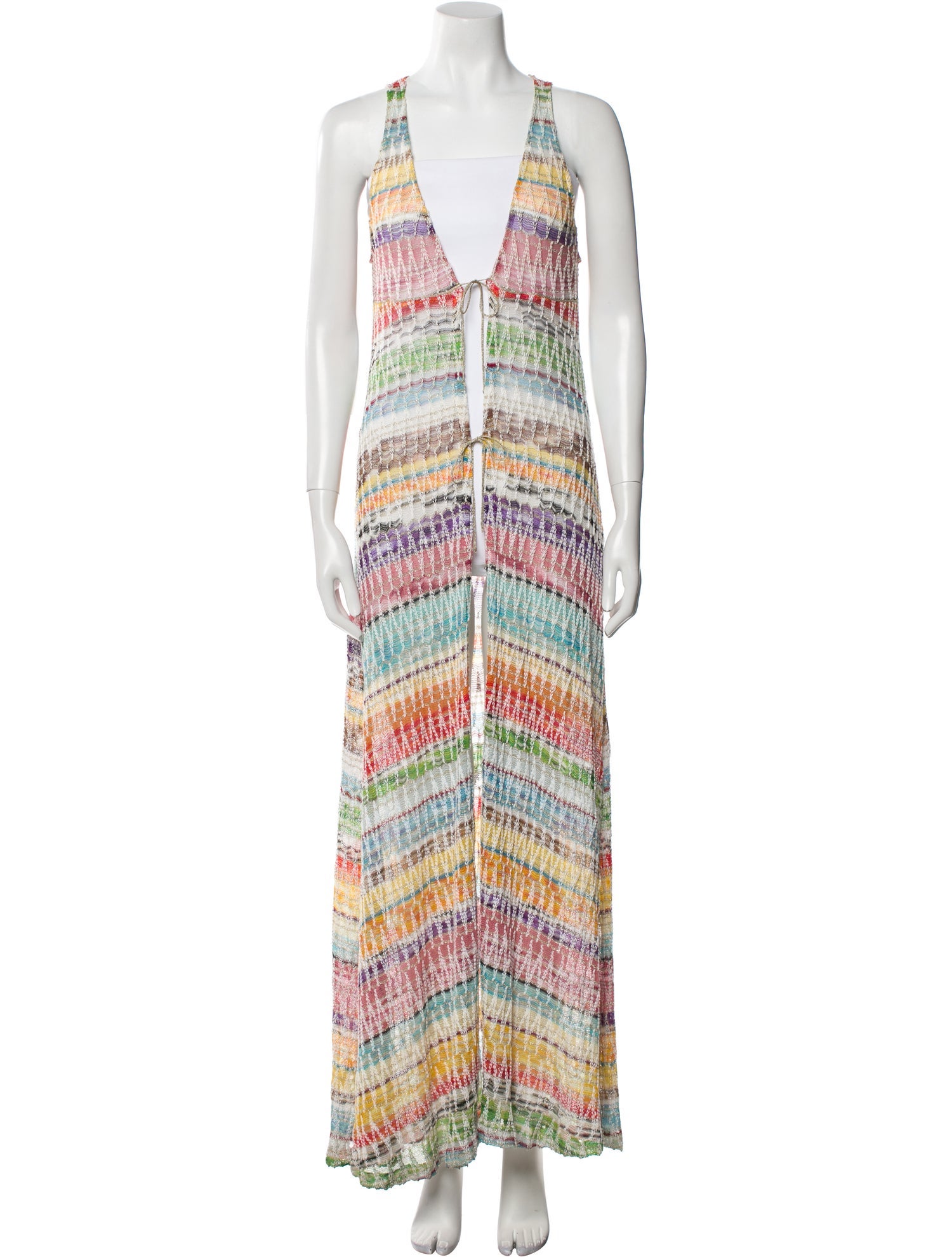 Missoni Mare Striped Open Front Sweater