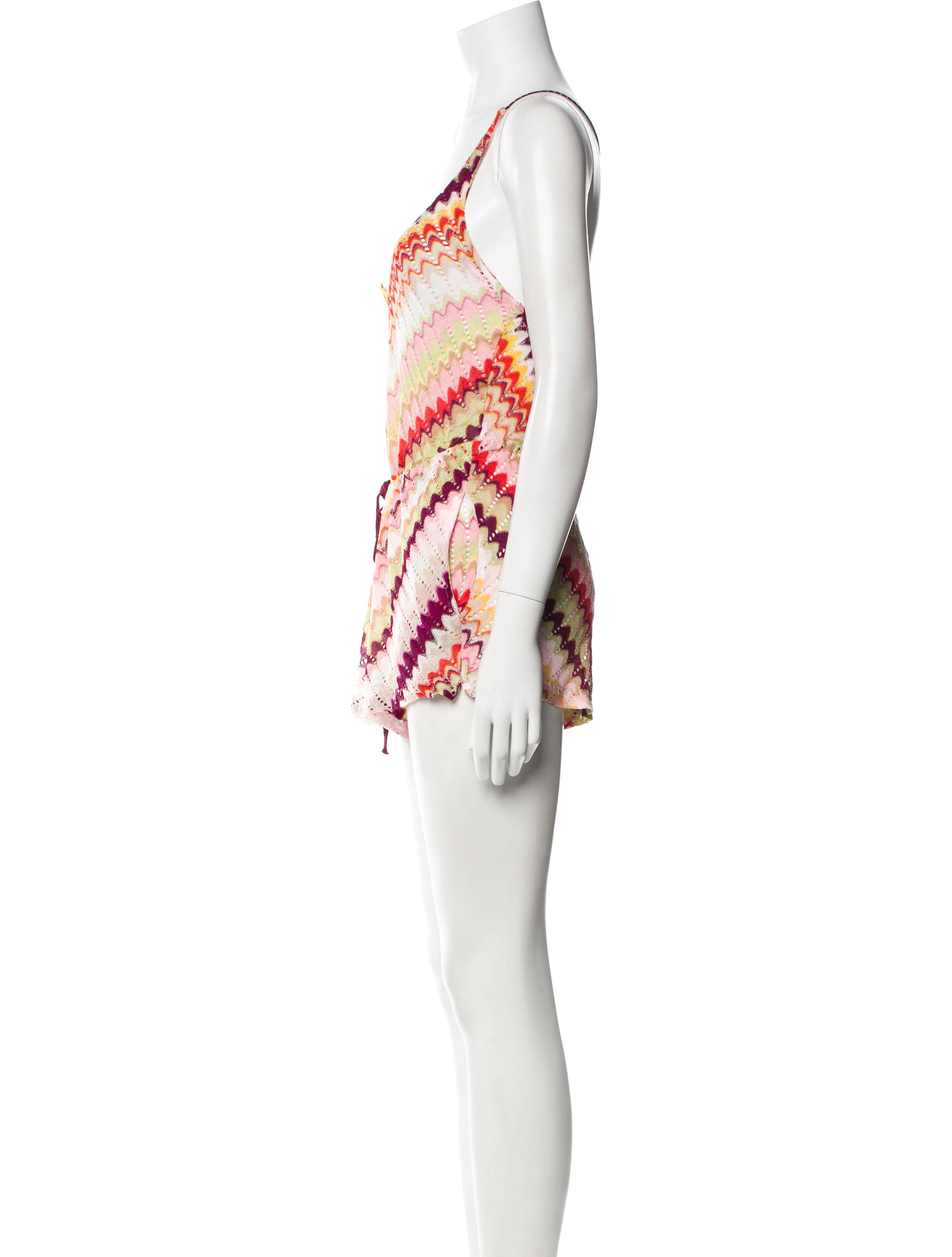 Missoni Mare Striped V-Neck Romper