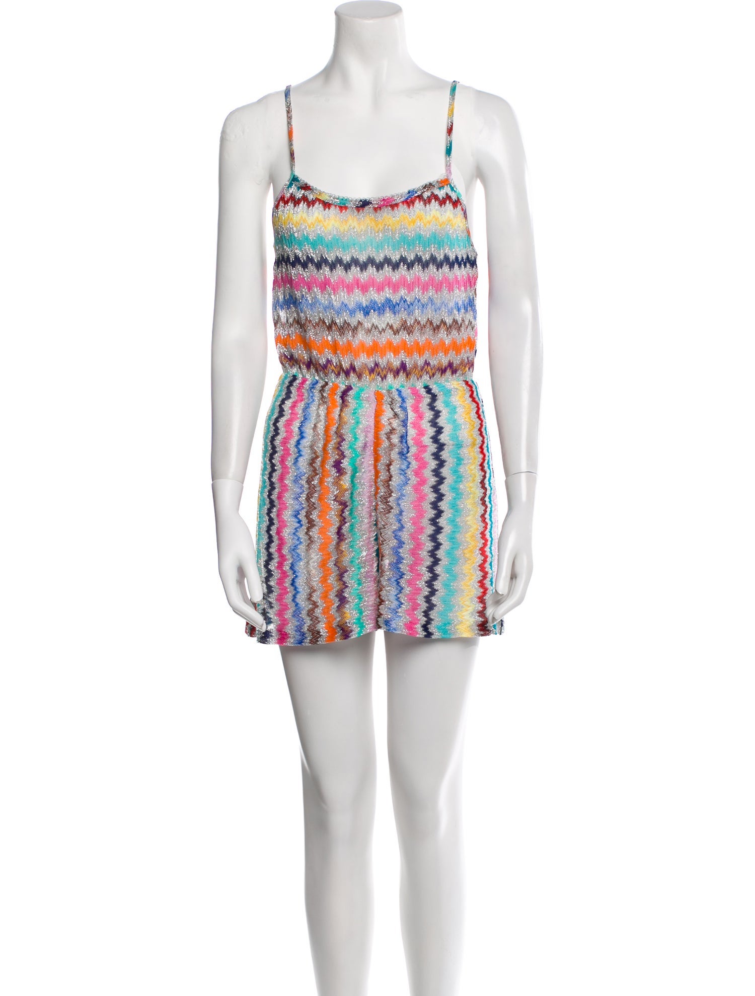 Missoni Mare Striped Square Neckline Romper
