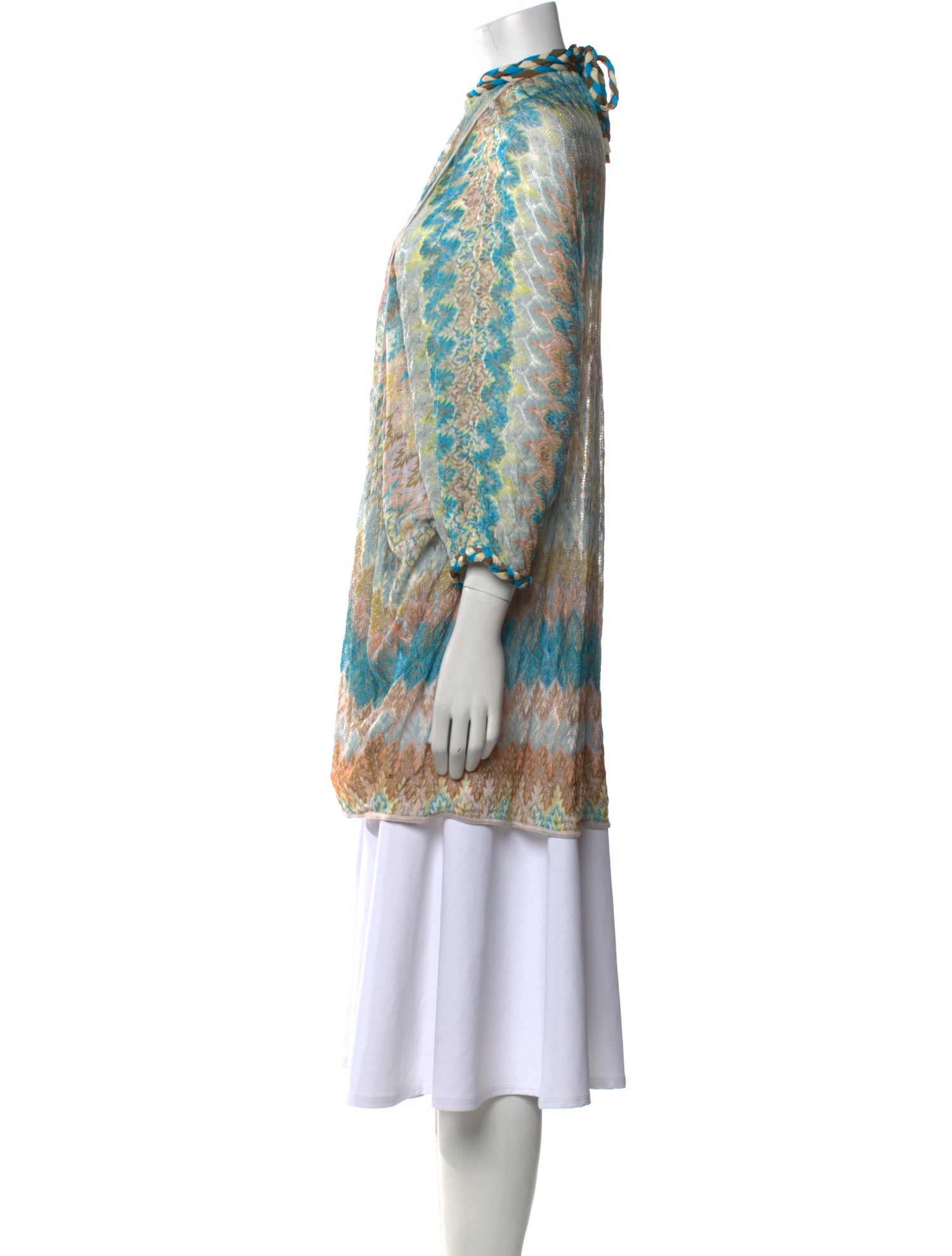 Missoni Mare Printed Mock Neck Tunic