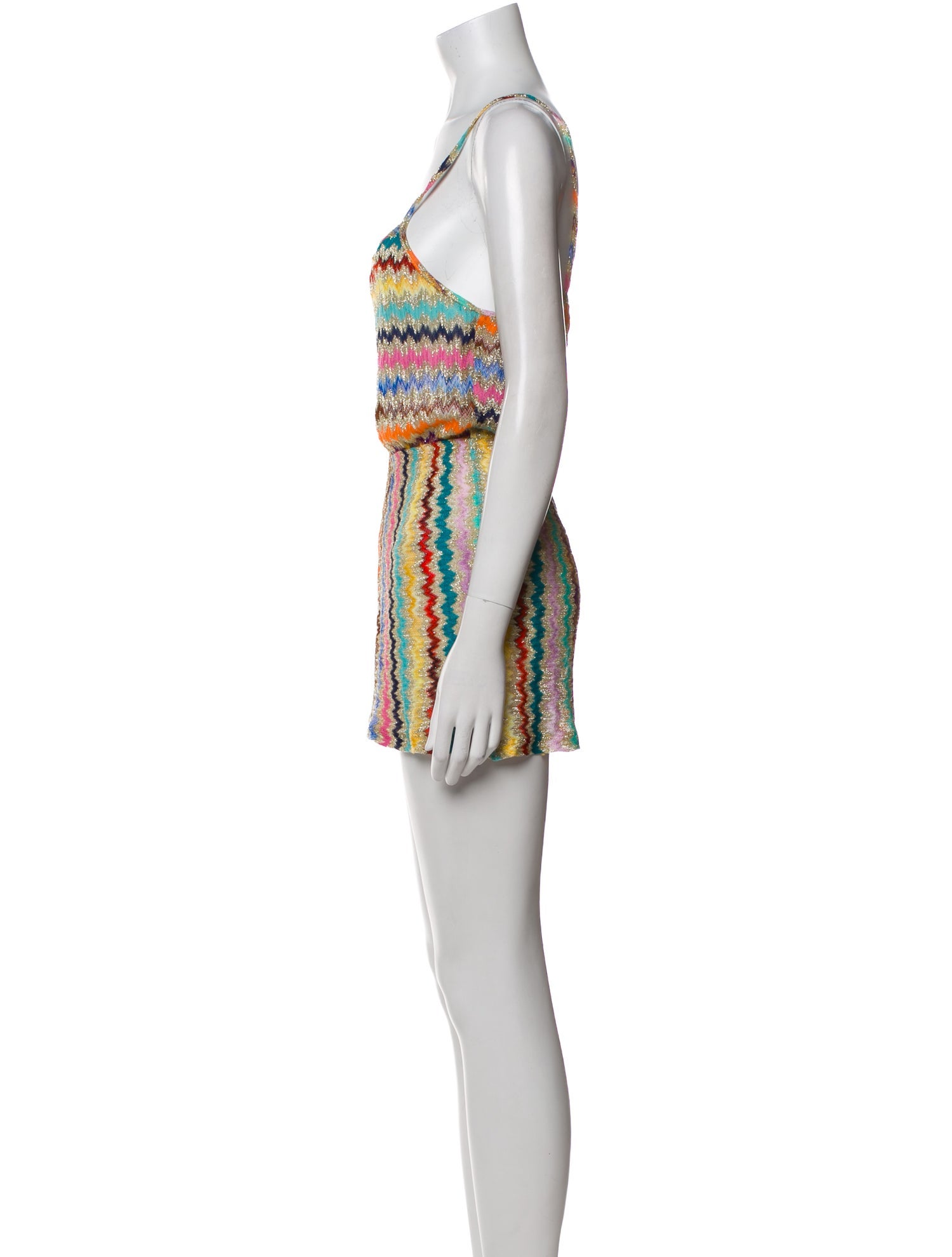 Missoni Mare Striped Square Neckline Romper