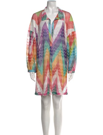 Missoni Mare Printed Mini Dress