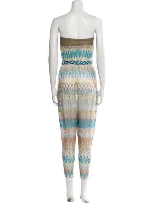 Missoni Mare Printed Strapless Jumpsuit