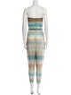 Missoni Mare Printed Strapless Jumpsuit