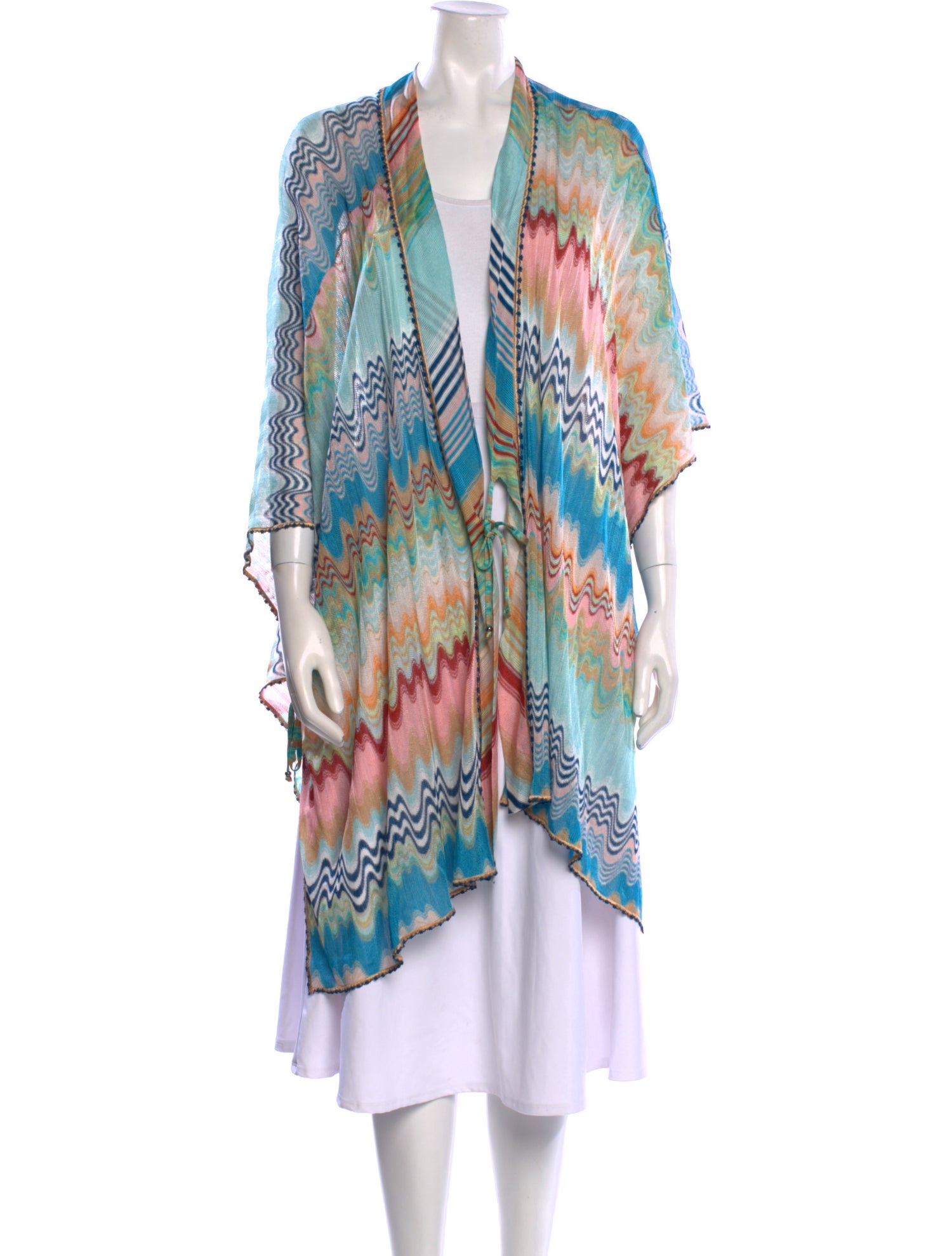 Missoni Mare Printed V-Neck Sweater