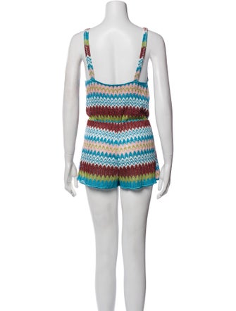 Missoni Mare Printed V-Neck Romper