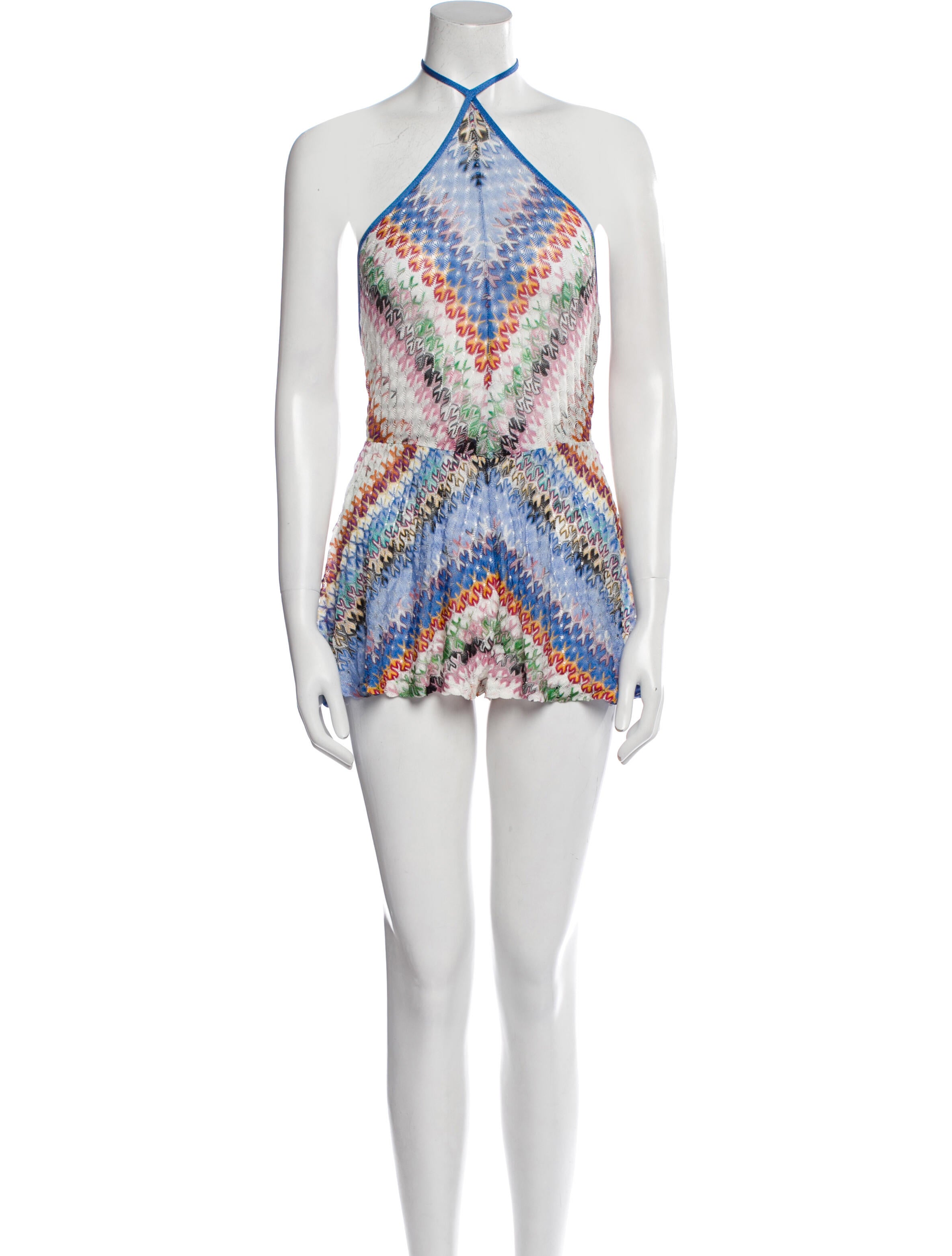 Missoni Mare Printed Halterneck Romper