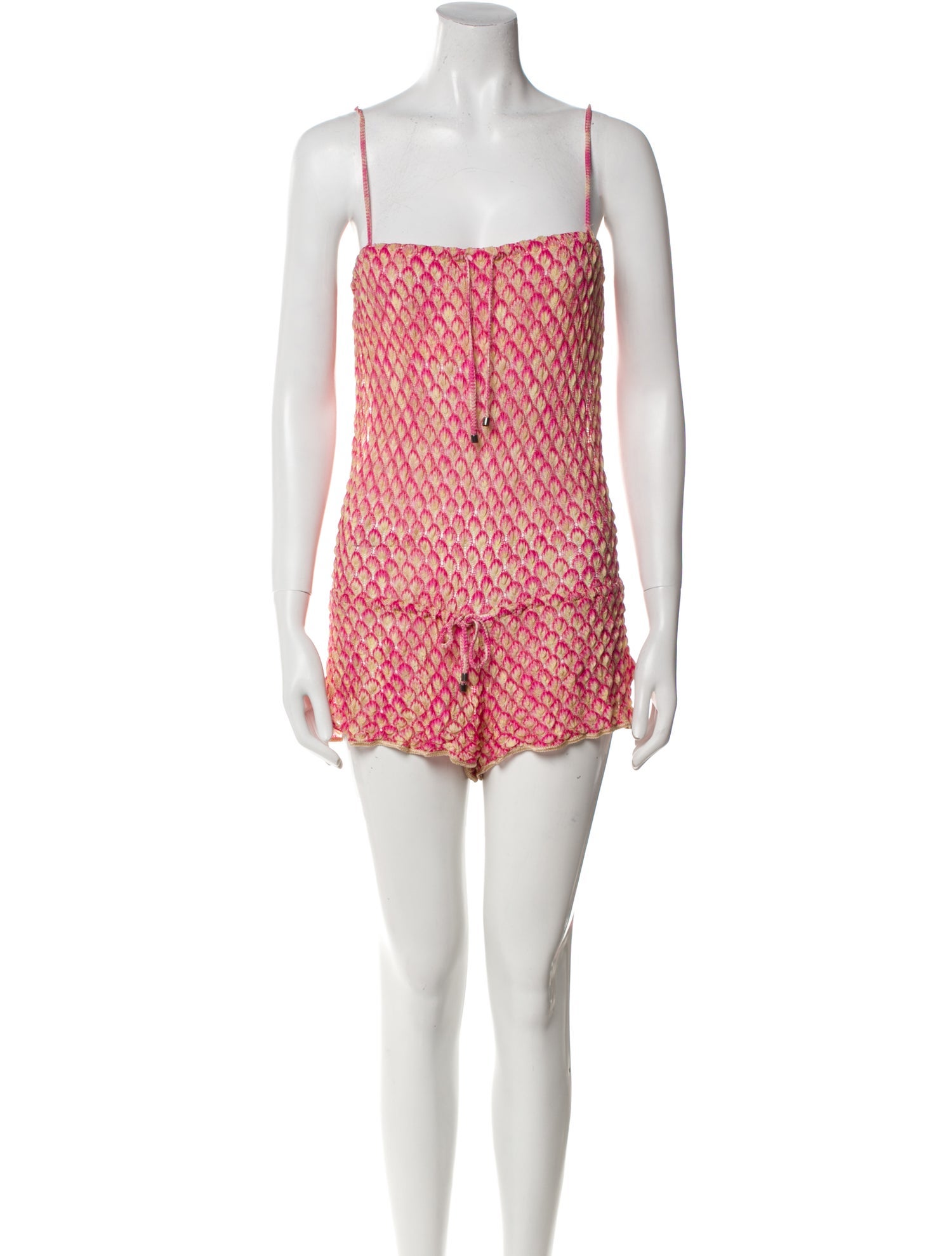 Missoni Mare Printed Square Neckline Romper