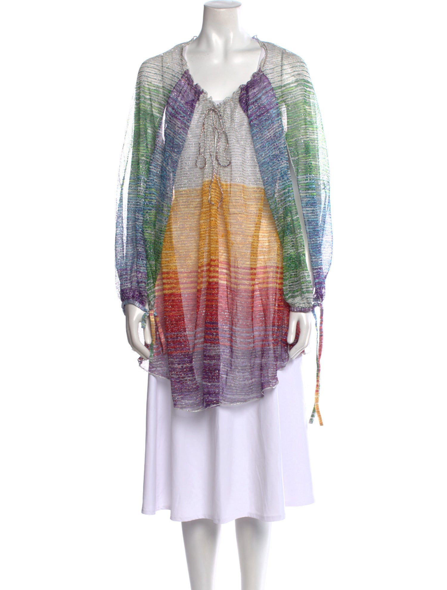 Missoni Mare Printed V-Neck Tunic