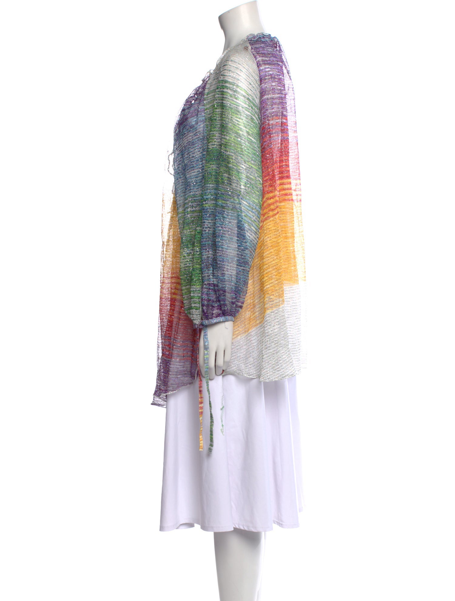 Missoni Mare Printed V-Neck Tunic