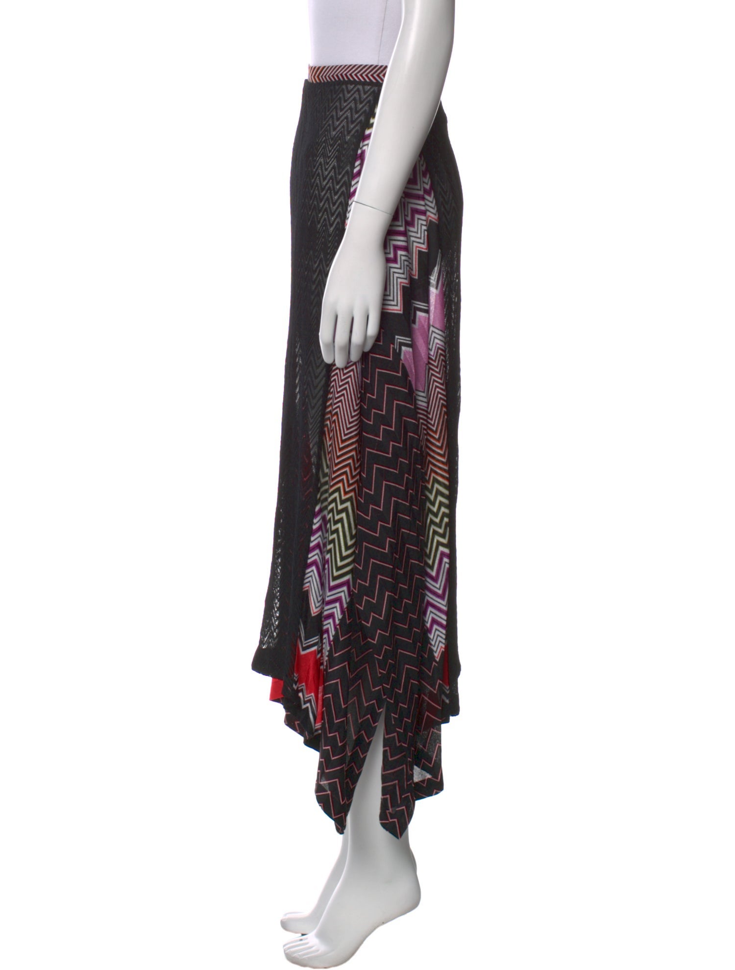 Missoni Mare Striped Midi Length Skirt