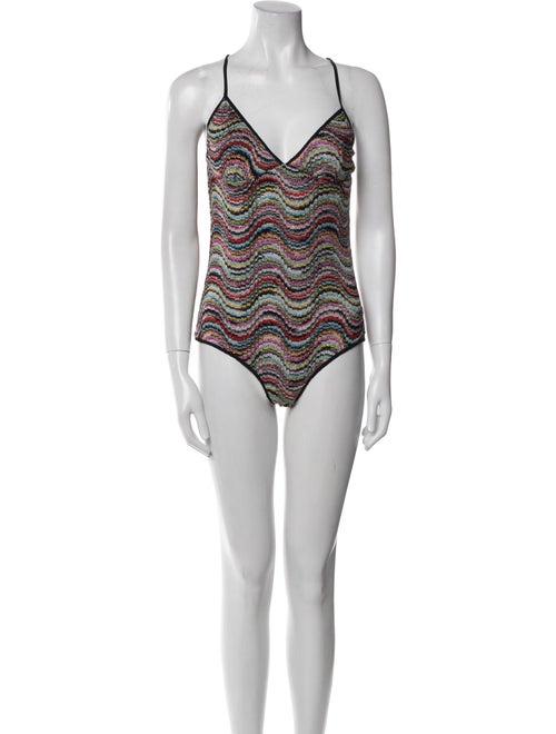 Missoni Mare Striped Glitter Accents One-Piece