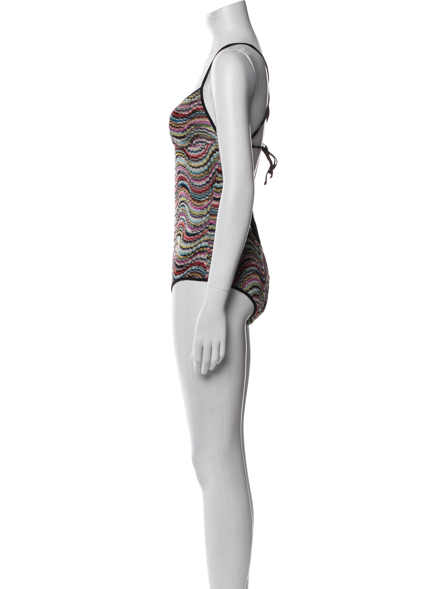 Missoni Mare Striped Glitter Accents One-Piece
