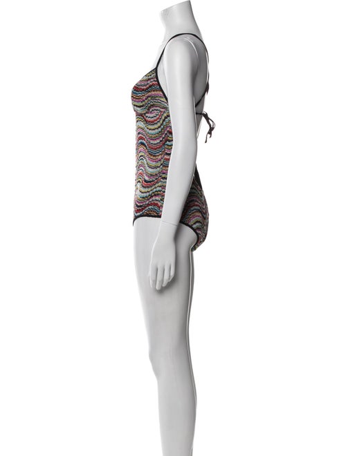 Missoni Mare Striped Glitter Accents One-Piece