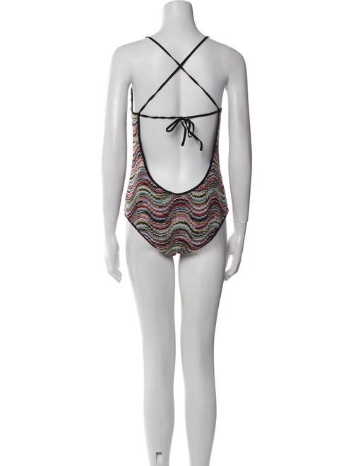 Missoni Mare Striped Glitter Accents One-Piece