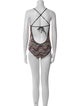 Missoni Mare Striped Glitter Accents One-Piece
