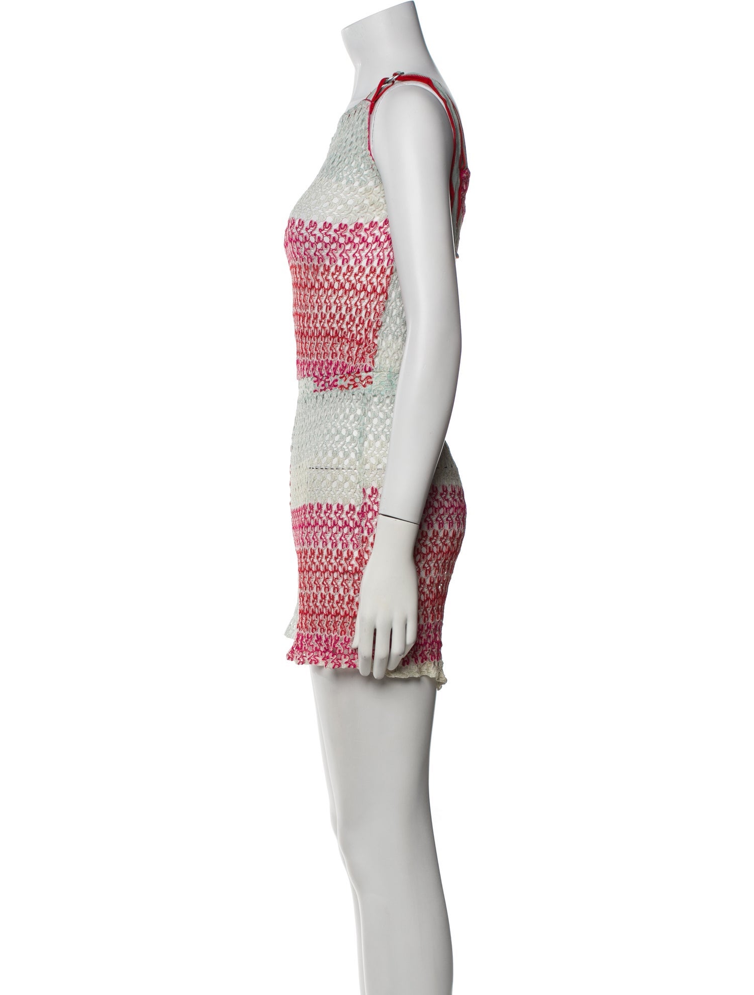 Missoni Mare Lace Pattern Square Neckline Romper