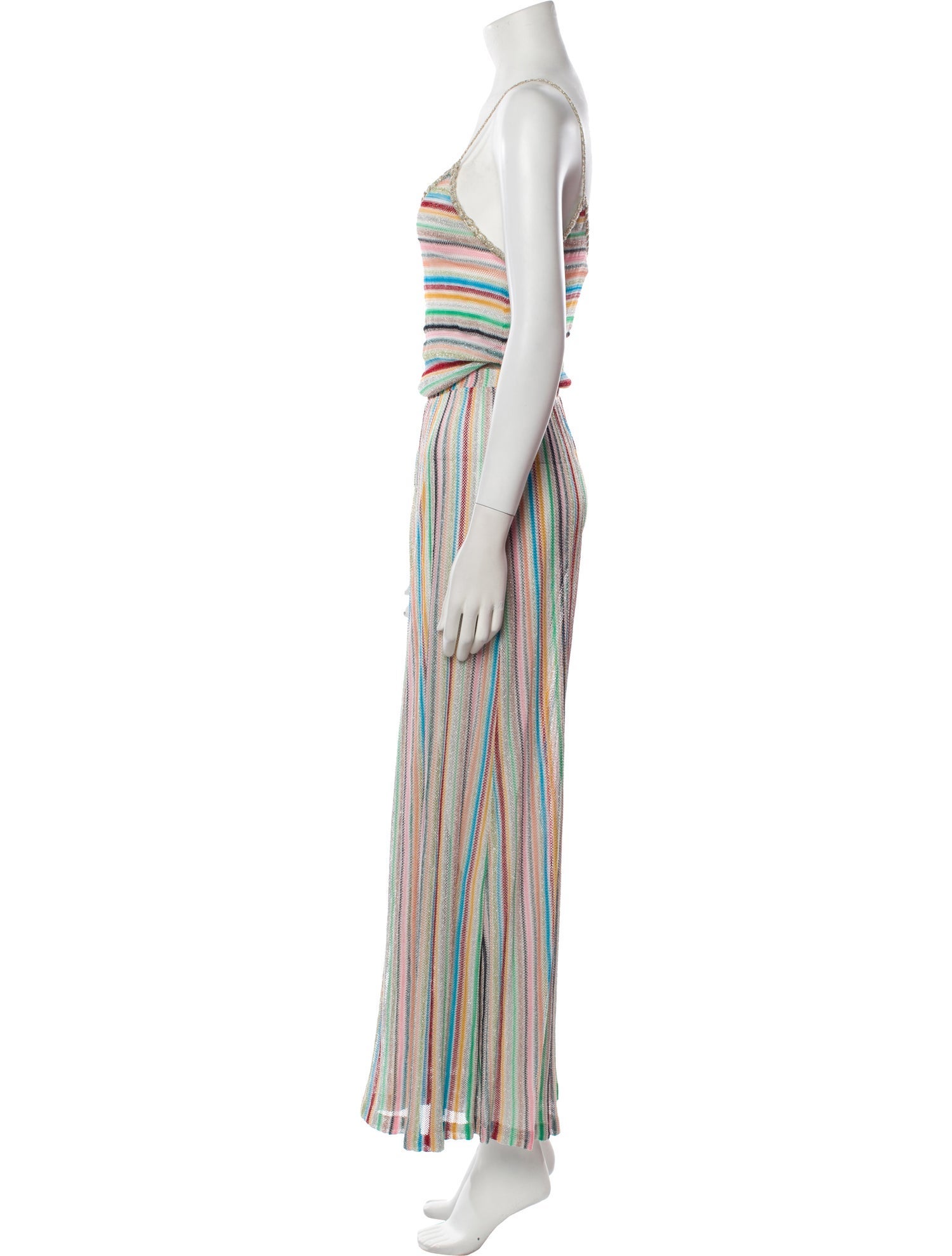 Missoni Mare Striped Scoop Neck Jumpsuit