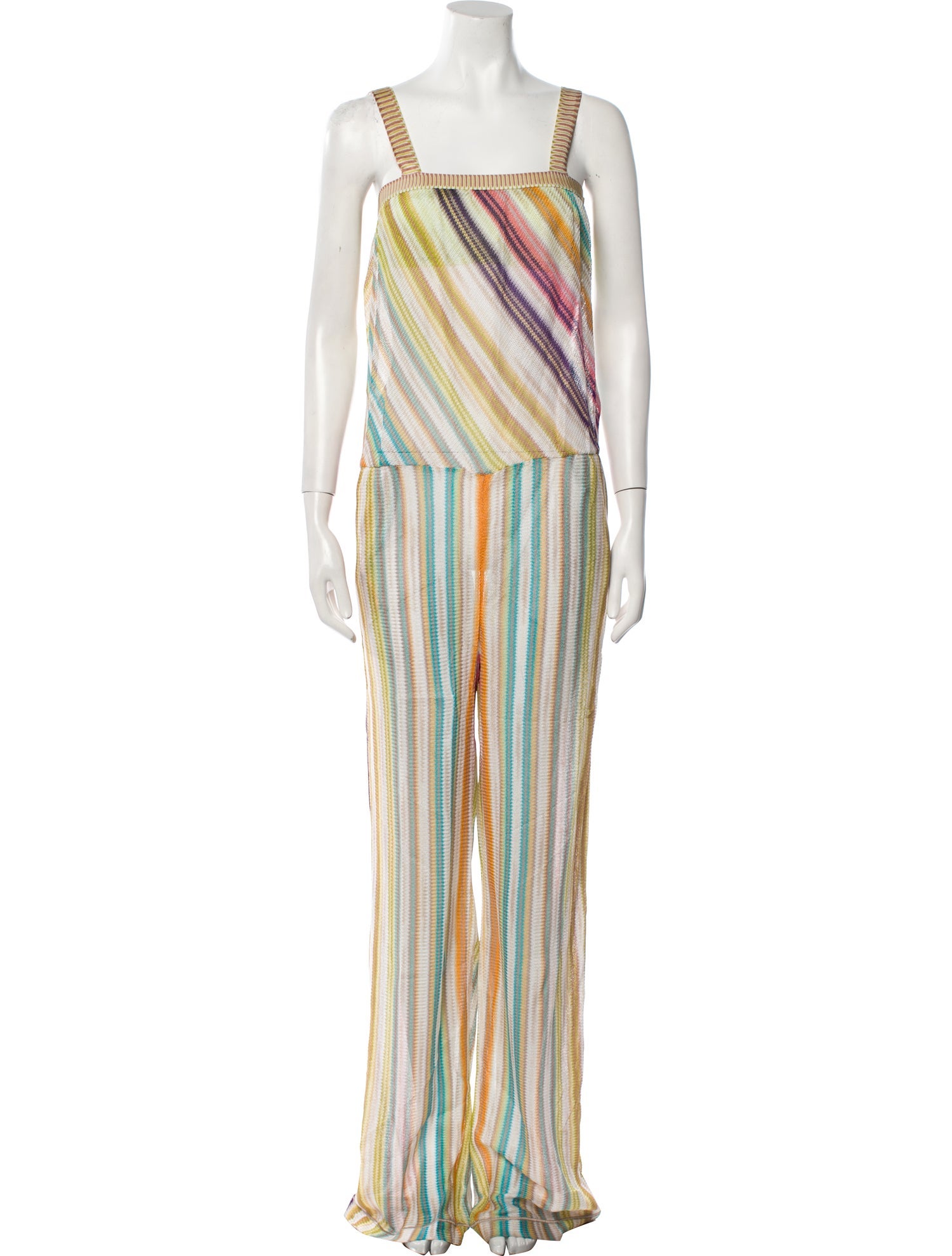 Missoni Mare Striped Square Neckline Jumpsuit