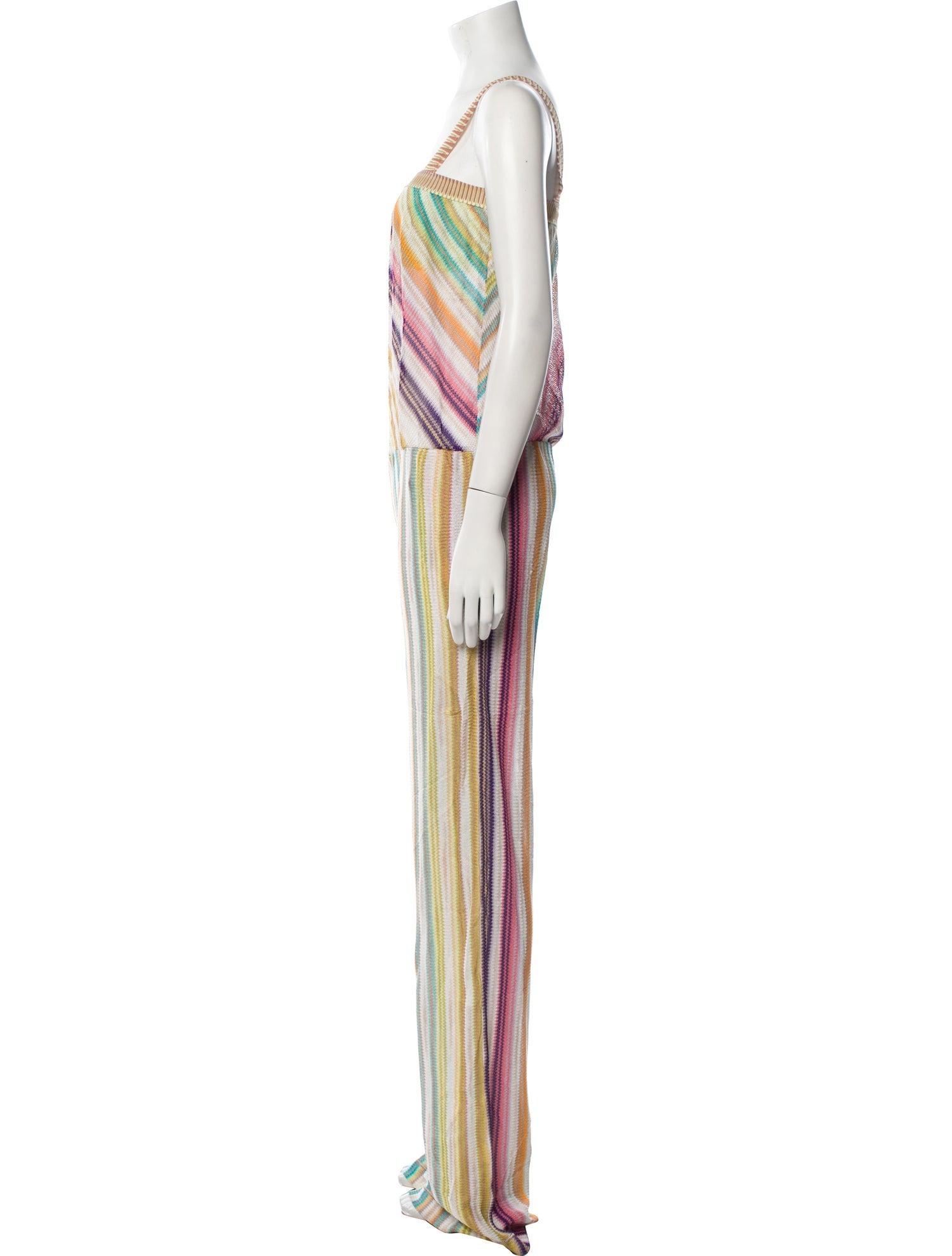 Missoni Mare Striped Square Neckline Jumpsuit
