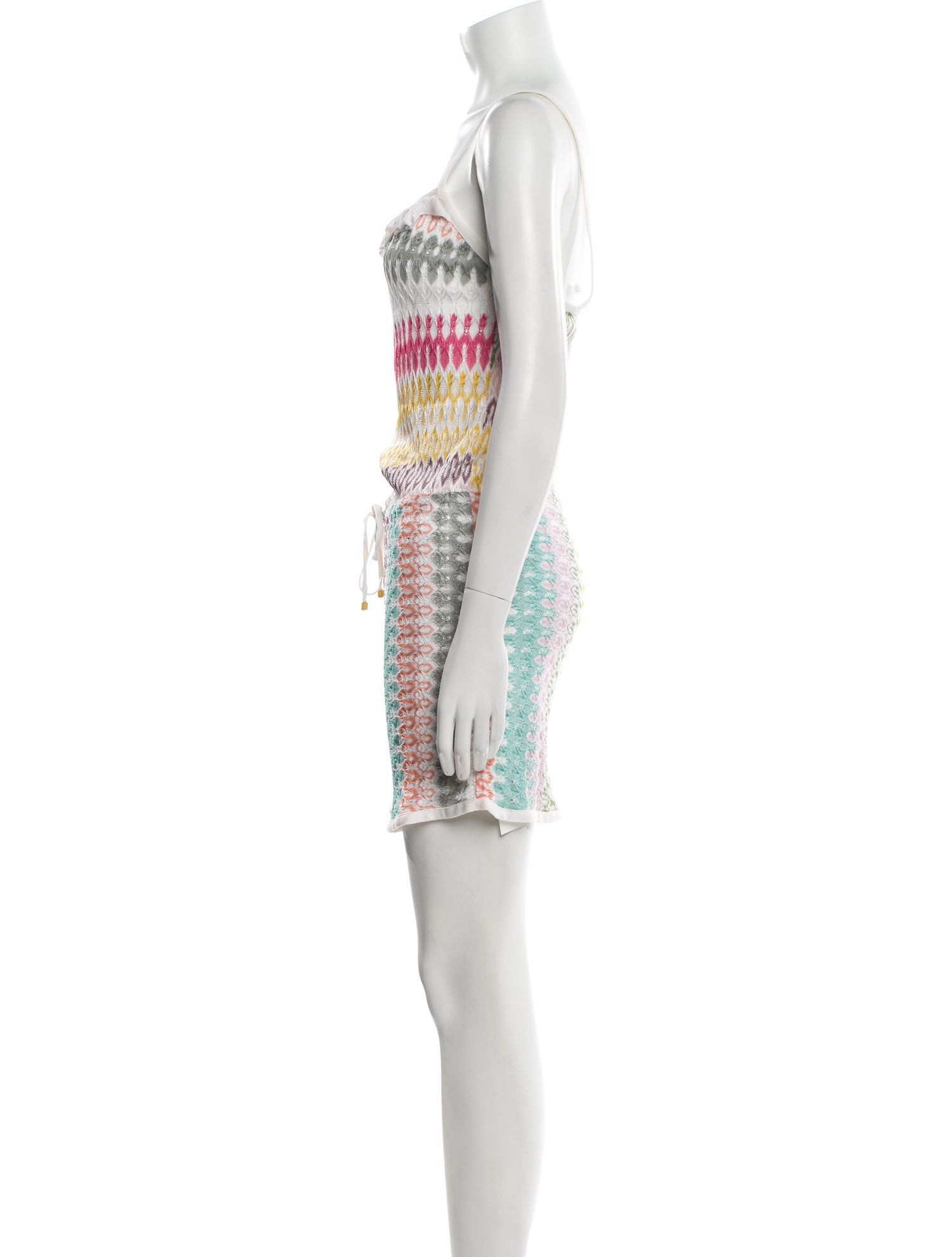 Missoni Mare Striped Scoop Neck Romper