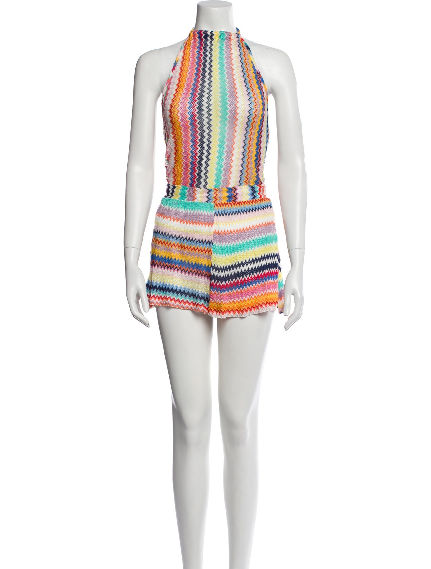 Missoni Mare Striped Halterneck Romper