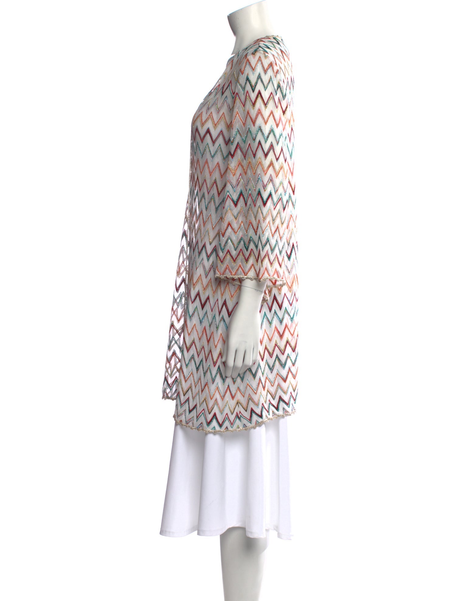 Missoni Mare Printed Cowl Neck Tunic