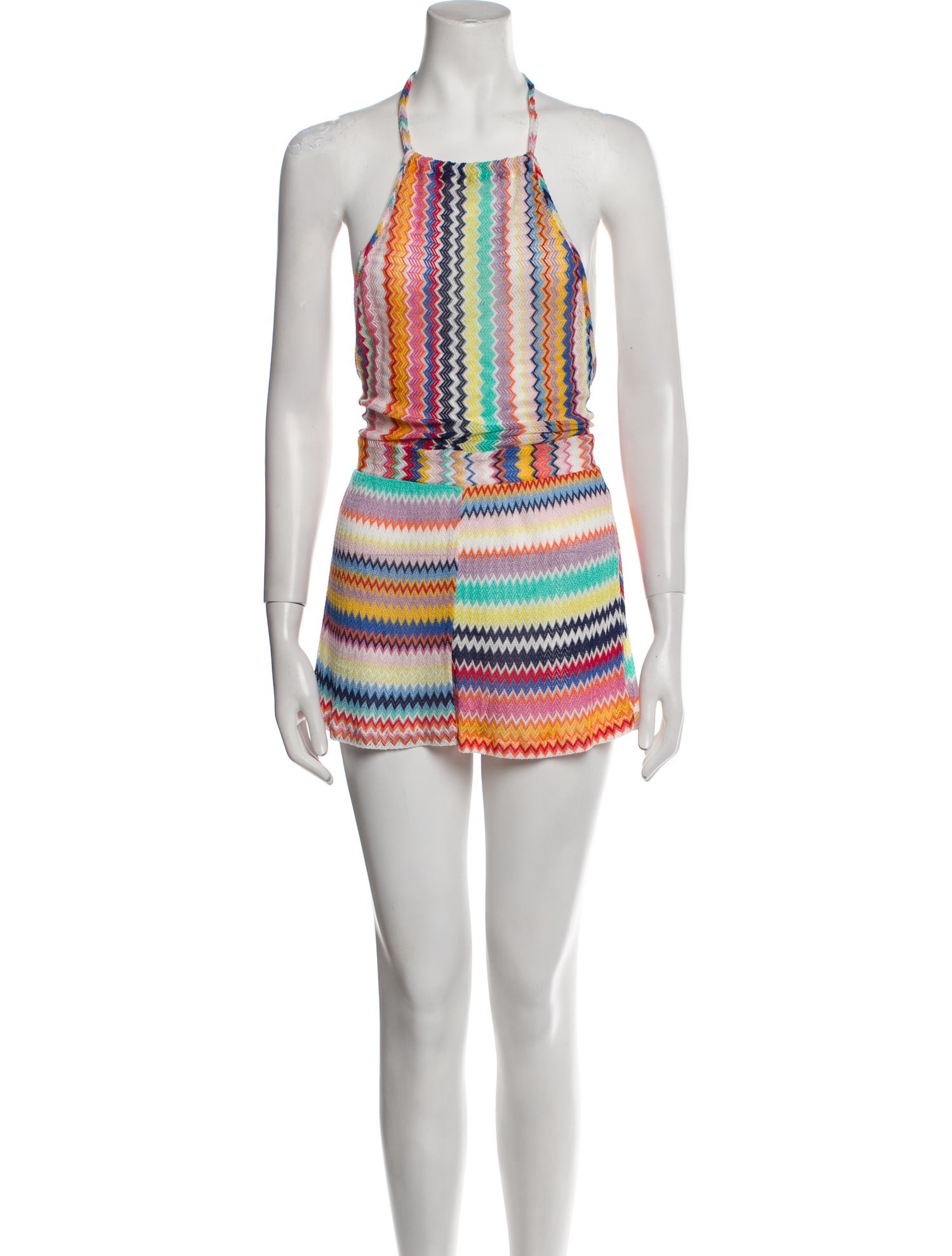 Missoni Mare Striped Halterneck Romper