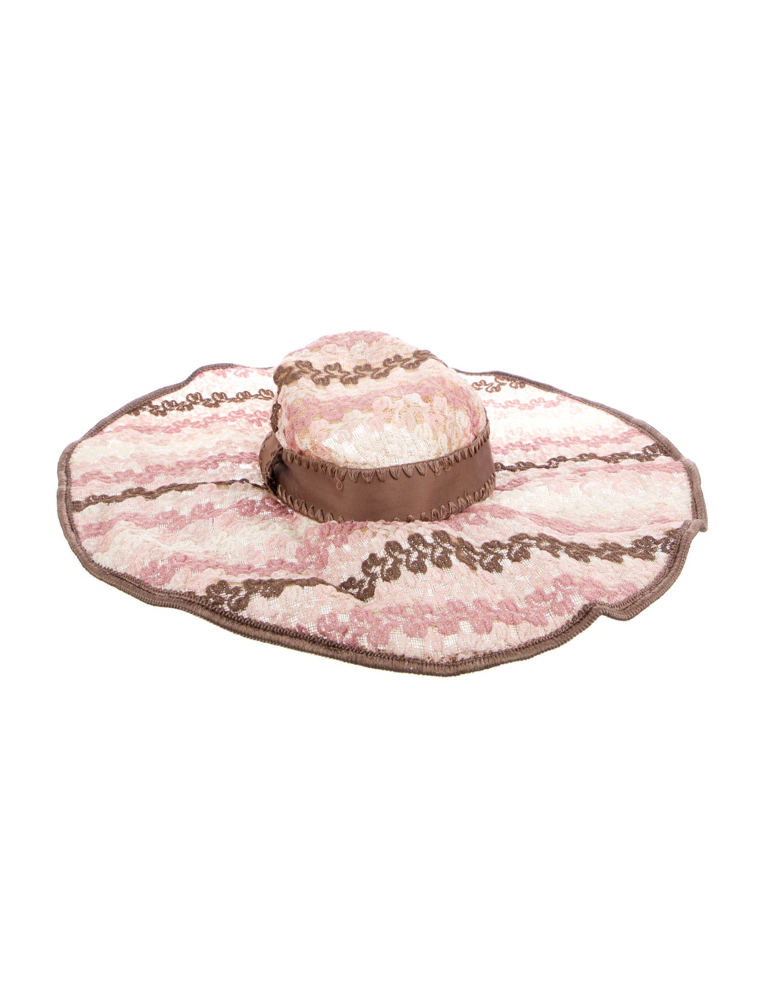 Missoni Mare Embroidered Straw Hat