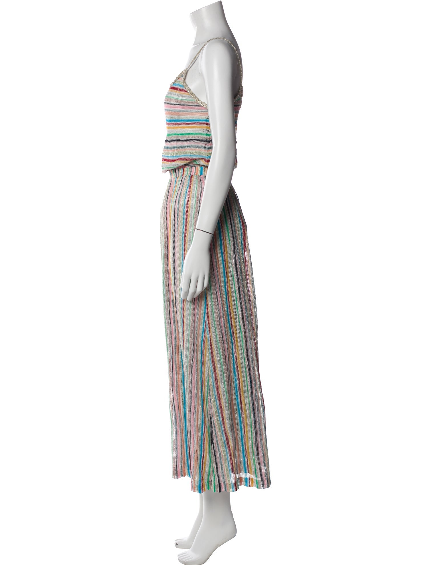 Missoni Mare Striped Eyelet Trim Cover-Up