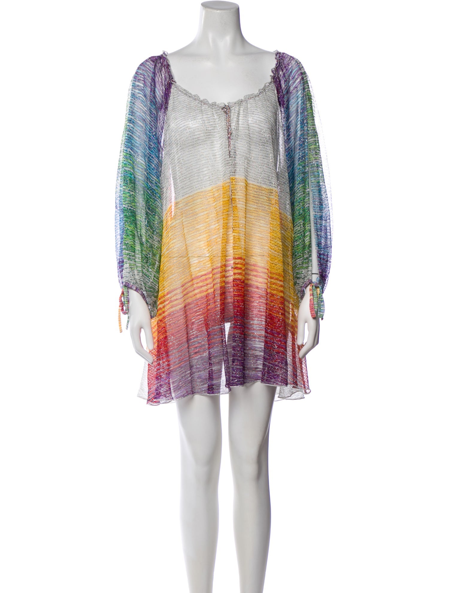 Missoni Mare Printed Mini Dress - Blue Dresses, Clothing - MSSMR27745 | The  RealReal