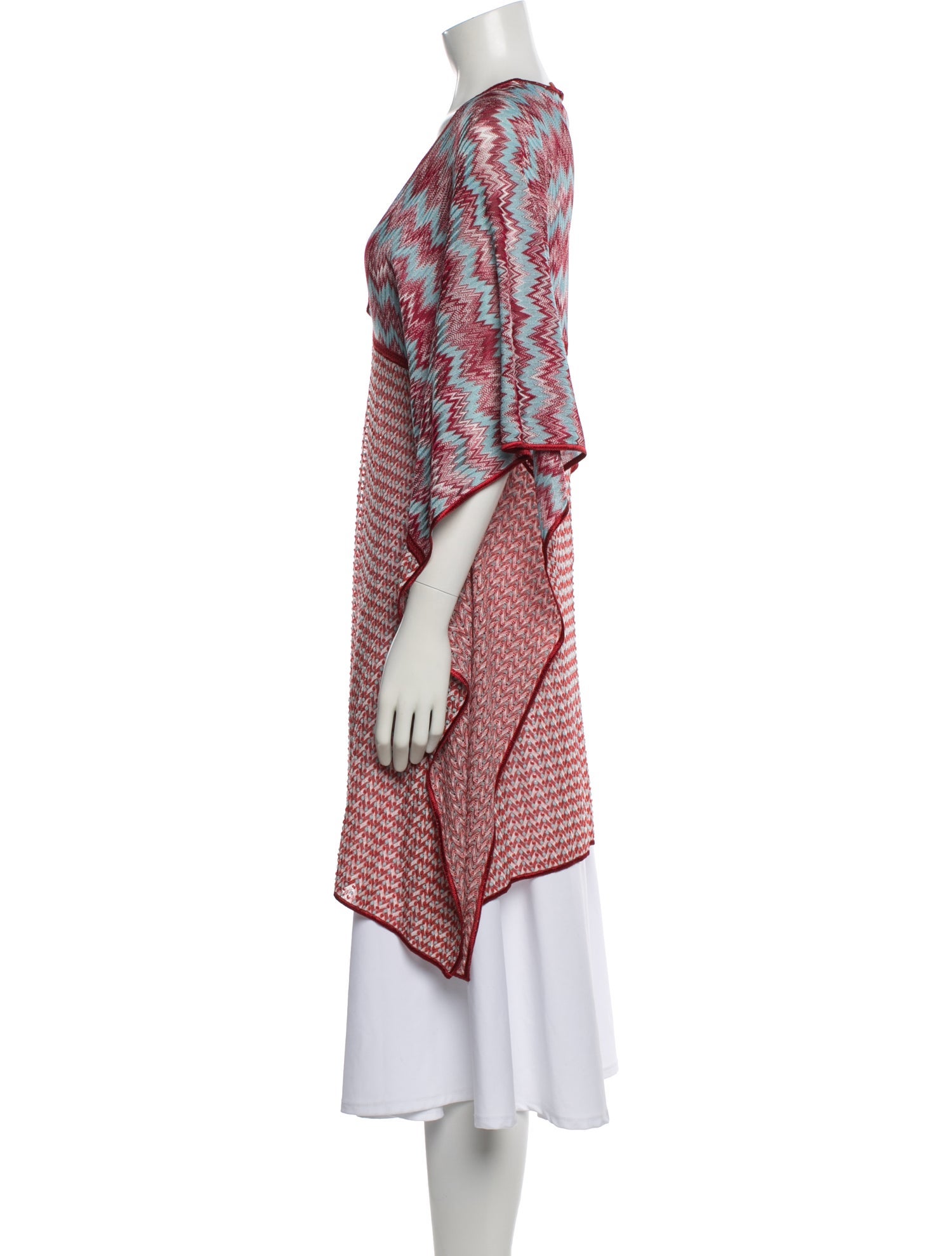 Missoni Mare Striped Eyelet Trim Cover-Up