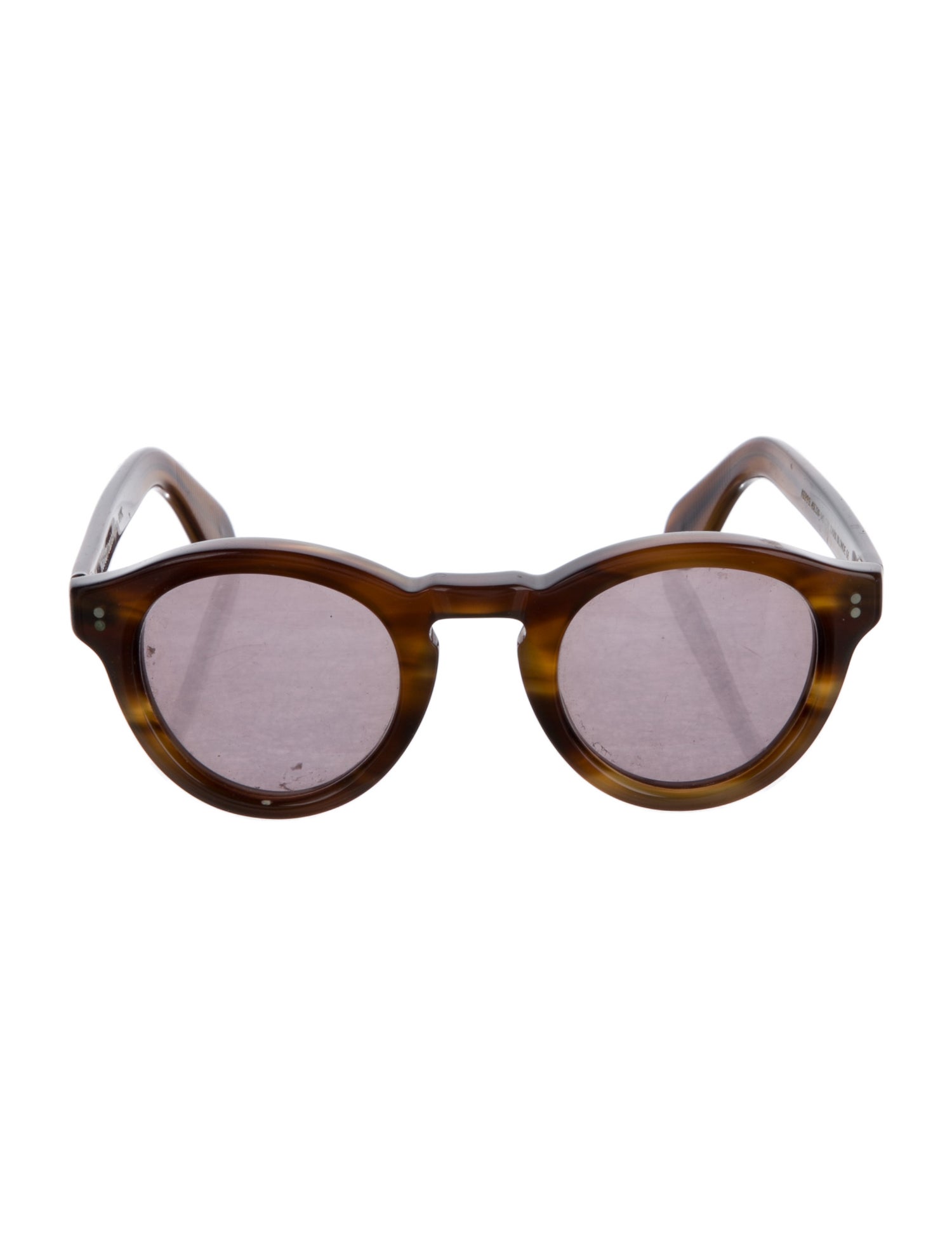 Moscot Round Mirrored Sunglasses