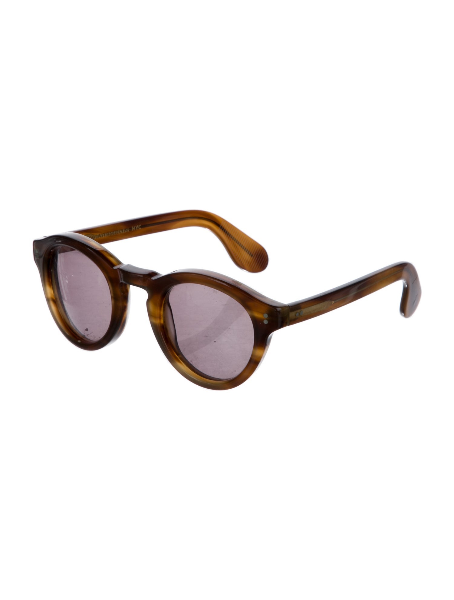 Moscot Round Mirrored Sunglasses